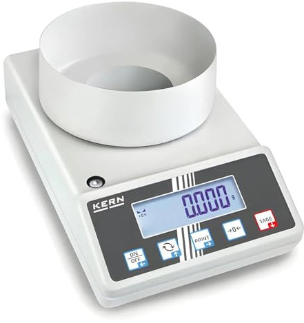 KERN Serie 572 Aluguss IoT-Line Präzisionswaage, 240g Wägebereich, 0,001g Ablesbarkeit, 180mm x 310mm x 85mm