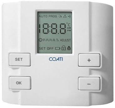 Coati AF126600 - Cronotermostato premium blanco (blister)