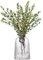 LSA Pleat Vase, Glass, Clear, Höhe 20 cm