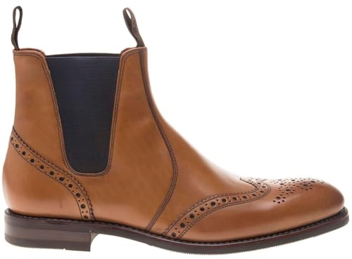 Loake Mens Hoskins Brogue Boots Tan