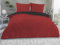 MALIKA Winter Plüsch Wendebettwäsche Nicky-Teddy 'Cashmere Touch' 135-155 - 200x200 Coral Fleece, Farbe:SCHWARZ-ROT, Größe:200 x 200 cm