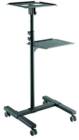 LogiLink BP0069 verstellbarer Projektor-/Laptopwagen Schwarz, Projektorwagen