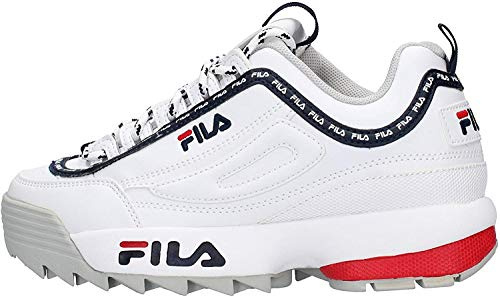 FILA Heritage Disruptor Logo Sneaker Damen weiß/schwarz, 40 EU - 9 US