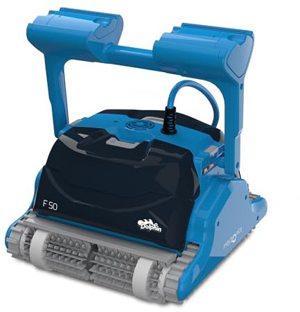 Dolphin F50 Robot pulitore automatico per piscina interrata fino a 15m - Arrampicata su parete - Accessori piscina