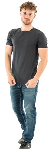 Levi's Men's Levis Men Solid Crew 2p T Shirt, Black (Jet Black 884), S UK