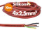 10 Meter Lapp 00460213 Ölflex Heat 180 Silikonkabel I Silikonleitung 4G2,5 mm² I Saunakabel 4x2,5 mm² mit Schutzleiter I SiHF Saunaofen Kabel 10 m