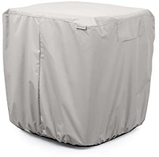 Covermates Housse Climatiseur - Housse AC pour Protection Extérieure - Résistant à l'eau et aux intempéries - Gris Ripstop