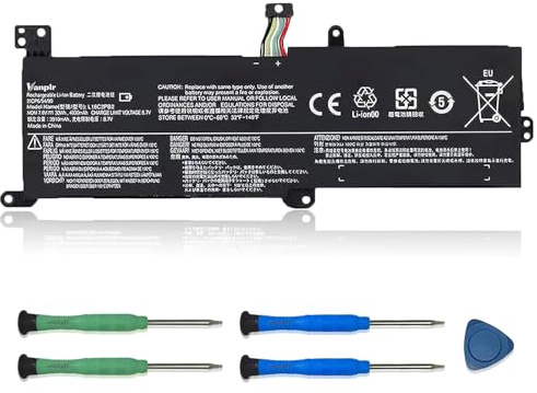 VANPIR L16C2PB2 Batterie pour ordinateur portable Lenovo IdeaPad S145-14API/15API 320-14AST/14IAP/14IKB 320-15ABR/15AST/15IAP Series Notebook L16S2PB1 L16C2PB1 L17L2PF1 L17M2 PB7 L1 6L2PB2 L16M2PB2