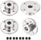 sourcing map 4 Stück Flanschkupplung Motorführung Wellenkupplung Motorstecker 7mm Innendurchm. H13xD16 Starre für DIY Teile