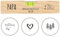 HOFMEISTER® Mini-Wasserwaage mit 2 Stift-Haltern und Gravur mit Logo und Name, Richtwaage mit Libelle, Geschenk für Handwerker, Richtfest, Hausfrieden, Made in Germany, aus Eschenholz, 15 cm