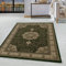 HomebyHome Vintage Orientalischer Teppich 120 x 170 cm - Kurzflor Grün für Wohnzimmer, Esszimmer, Flur und Schlafzimmer - Klassisch Mit Oeko-TEX