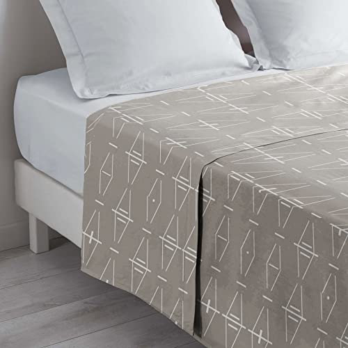 douceur d'intérieur, Bettlaken (240 x 300 cm), Natur, 100% Baumwolle