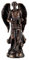 DRW Figur Erzengel San Gabriel Bronze Harz handbemalt 12 cm