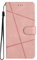 Funda con tapa compatible con Samsung Galaxy J7 2016 de piel, estilo empresarial con ranuras para tarjetas, función atril, función atril, magnética, color rosa