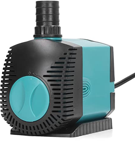 2500L/H Tauchwasserpumpe, ABS 50W Frequenzumwandlung Praktisch Zuverlässiger Betrieb Geringer Stromverbrauch Stabil Robuste Tauchpumpe für Aquarien (EU-Stecker 220-240V)