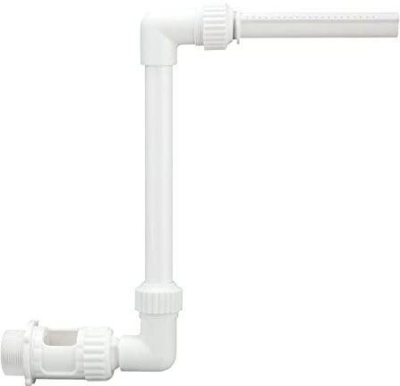 QUINTRA Piscina spray per laghetto, piscina spa, accessorio regolabile, per piscina fresca, acqua calda, divertente irrigatore, timer per irrigazione (bianco, taglia unica)