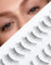 Wispy Lashes Natural Look Falsche Wimpern Gradual Lash Natürliche Wimpern Falsche Wimpern Dünne Bandwimpern 10 Paar D-M08