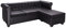 Festnight Sofa 3 sitzer l Form Kunstleder Chesterfield Sofa Kunstleder Ecksofa Eckcouch Sofa L Form Retro Couch 3 Sitzer Wohnzimmersofa Loungesofa Wohnzimmer Sofas & Couches-3-Sitzer L-Form-Schwarz