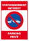 Panneau Stationnement Interdit, Parking Privé Alu 2 Mm - 300 X 420 Mm Signalisation Rectangulaire Prépercée Avec Kit De Fixation Fabrication Française