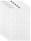 Sunydog 5PCS Cutting Mat for Silhouette Portrait,Ersatz-Schneidematte transparente selbstklebende Matte mit Messgitter 8 x 12 Zoll für Silhouette Cameo Explore Plottermaschine