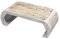 Oriental Galerie Beistelltisch Couchtisch Opiumtisch Brücke Blumentisch Laptoptisch Tribals 59cm breit Natur Weiß Klein