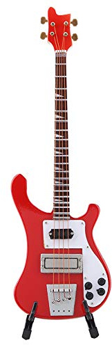 Miniaturgitarre, E-Gitarre, Mini-E-Gitarre mit Koffer, für Heimdekoration