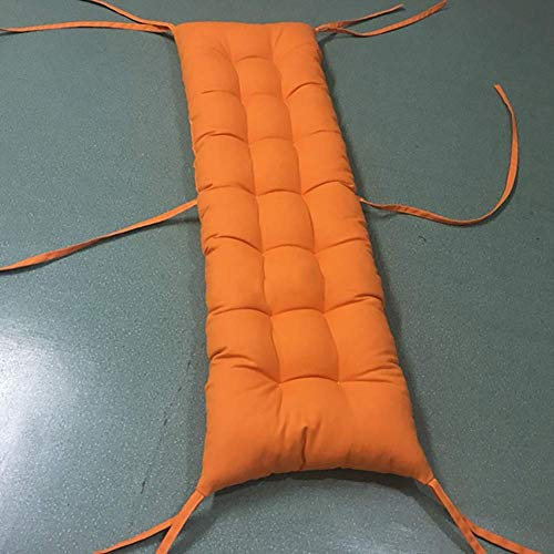 Chaiselongue-Kissen für den Außenbereich, wasserdicht, dick gepolstert, Bank, Zweisitzer, Sofa, Sofa, Stuhlkissen für Gartenmöbel, Orange, 25 x 35 cm