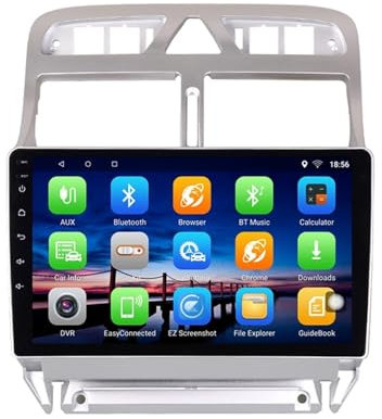 MKVAXR Lecteur multimédia DVD de Voiture Android 10 GPS 307 SW CC 2002 03 2004 2005 2007 2013 Audio Auto Radio stéréo Navigation Lecteur multimédia pour véhicule