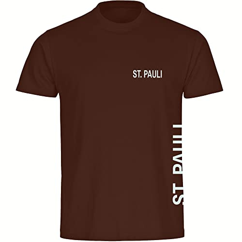 multifanshop Herren T-Shirt - St. Pauli - Brust & Seite