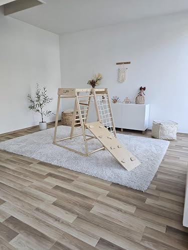 Generisch Cliff Indoor Klettergerüst aus Holz für Kinder