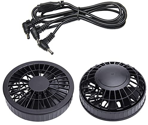 Cooling Vest Fan Work Clothes Workwear Cooling Jacket Fan for Worker Black