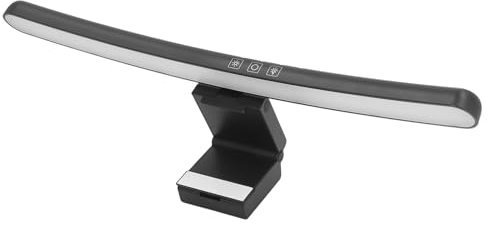 XUMIUZIY Barra de Luz de Monitor Curvado, Lámpara de Monitor de Computadora Curvada LED Universal para Cuidado de los Ojos, Barra de Luz de Monitor de Pantalla de Pantalla USB con Bombas