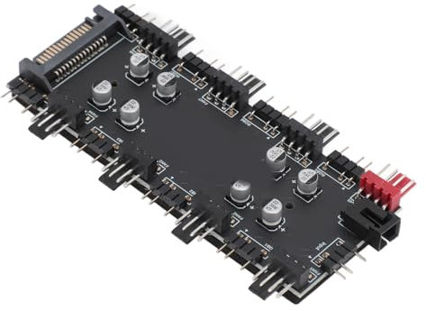 Argb PWM 2-en- Hub avec 8 PORTS PWM RVB 3 VORS 3 PIN et 2V à 4 Broches pour le Refroidissement et la Synchronisation de l'éclairage Améliorés