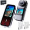 Xilecam Action Camera Dual Screen Sports Camera 32GB Card IP67 Underwater Waterproof Camera with 2 X1350mAh Batteries and Multi-Function Accessory