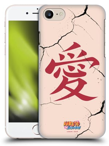 Head Case Designs Offizielle Naruto Shippuden Gaara-Tattoo Ikonisch Harte Rueckseiten Handyhülle kompatibel mit Apple iPhone 7/8 / SE 2020 & 2022
