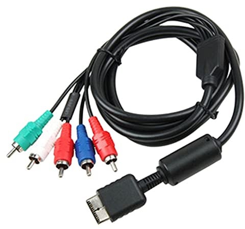 Uikdjgu Ypbpr per PS2 / / Slim HDTV-Ready TV AV Component HD un 5 Fili 6FT Nero
