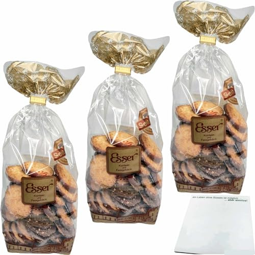 usy Block mit Esser Kokosgebäck mit Vollmilchschokolade 3er Pack (3x250g Beutel) + usy Block