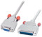 LINDY 30293 Serielles Druckerkabel 9 pol. Kupplung/25 pol. Stecker 2m, grau