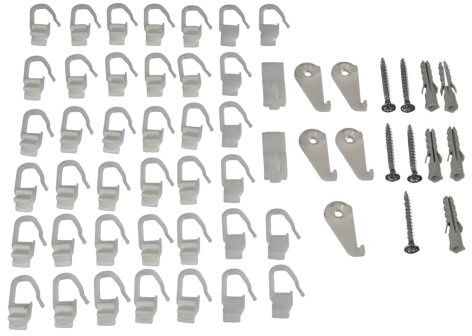 Liedeco Zubehör Starter Set,Schleuderschiene Schiene | 120-200 cm