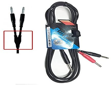 Proel Bulk535Lu3 - Cable insert jack estéreo y 2 jacks mono