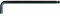 Bahco 1996M-4 Winkelschraubendreher mit Kugelkopf 6-kant brüniert 29x144mm