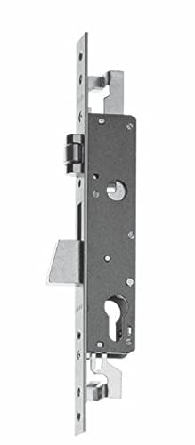 ISEO 783202252 SERRATURA INFILARE ENTRATA 25MM FRONTALE ACCIAIO 22MM CHIUSURA TRIPLICE SERRAMENTI METALLICI CILINDRO PROFILO EUROPEO CATENACCIO MANDATA 24MM RULLO