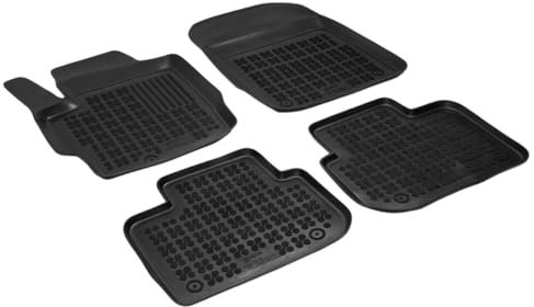 AZUGA Hohe Gummi Fußmatten passend für Mitsubishi Colt 3-türer ab 2004-2012 (Z30) AZ10300203 Automatten Gummimatten