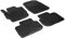 AZUGA Hohe Gummi Fußmatten passend für Mitsubishi Colt 3-türer ab 2004-2012 (Z30) AZ10300203 Automatten Gummimatten