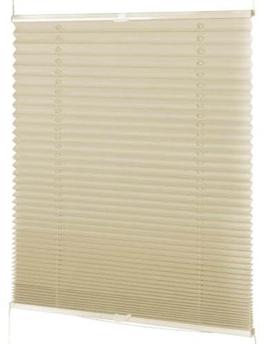 HOMELUX Plissee Jalousie für Fenster, Licht- & Sichtschutz, Kinderleichte Klemm-Montage ohne Bohren, Stufenlos Verstellbar, Hochwertiges Polyestergewebe
