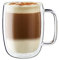 ZWILLING J.A. Henckels Glass 15oz Latte Mug Set, 2 Count (Pack of 1)