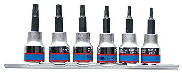 KING TONY 3146PR 3/8 Zoll Bit-Steckschlüsselsatz, 6-teilig