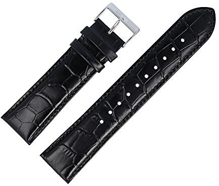 Hugo Boss Uhrenarmband 22mm Leder Schwarz - 659302561
