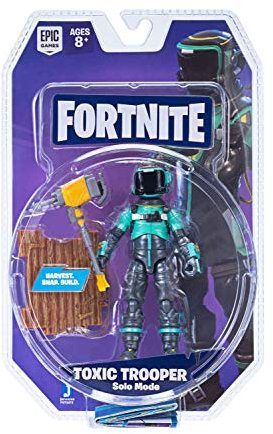 Toy Partner Figura FORTNITE Toxic Trooper 10 CM, Serie 2 Incluye 1 Accesorio, EN Blister, Multicolor (FNT0075)