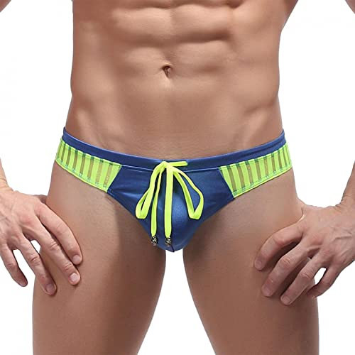 KPPONG Slips de Bain Homme Sexy Transparent Tanga Thong Maillot de Bain String Slim Séchage Rapide Respirant Mode Pas Cher Shorts